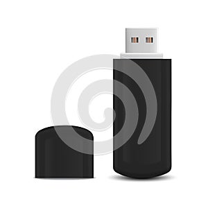 USB flash drive - vector