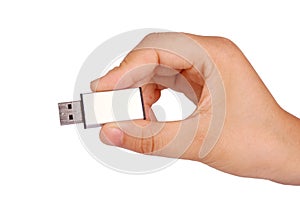 Usb flash in hand