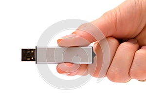 USB Flash in hand