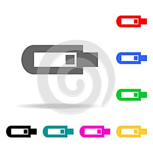 usb icon. Elements in multi colored icons for mobile concept and web apps. Icons for website design and development, app developme