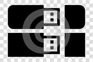 USB icon. USB flash drive. Vector illustration isolated on background.