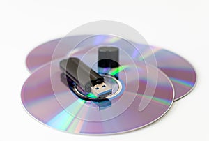 Usb memory stick on cd disc