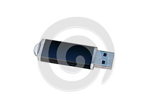 USB memory stick or flash drive isolated on white background
