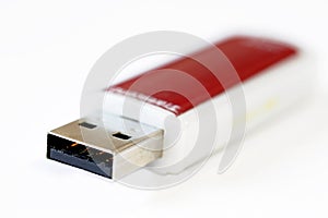 USB pendrive on White background