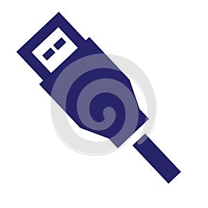 USB plugs Simpel Logo Icon Vector Ilustration photo