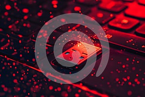 Red USB Drive Sparks