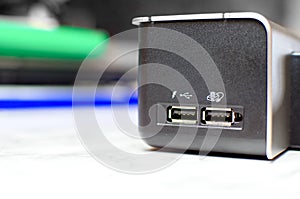 Usb side port sockets focus - docking station pc