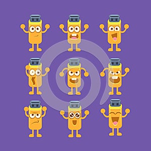 Usb Stick Emoji Character Set