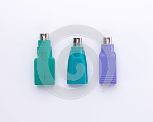 USB to PS2 plug adapter