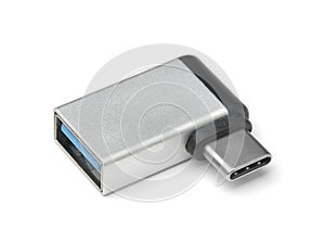 USB type C angle adapter