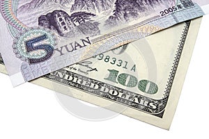 USD and Chinese Yuan