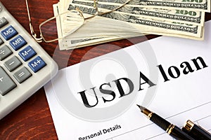 USDA loan form