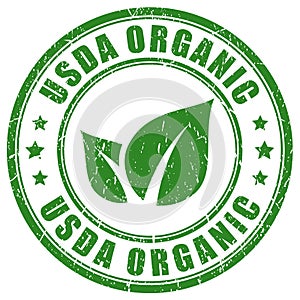 Usda organic green stamp