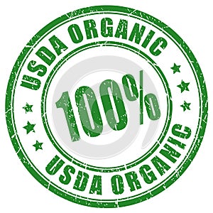 Usda organic imprint photo