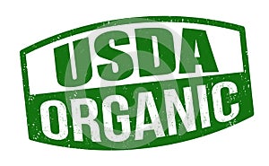 Usda organic sign or stamp