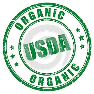Usda organic stamp photo