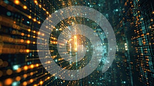 The use of data encryption to protect confidential historical records from potential tampering or theft photo