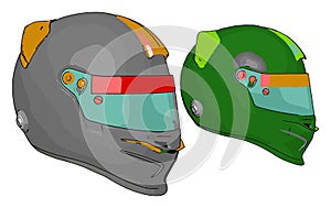 Use helmet reduce fetal brain injury vector or color illustration