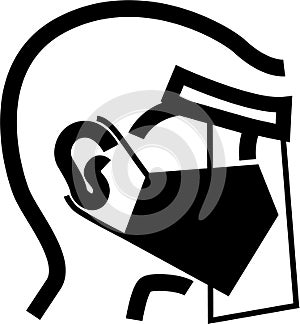 Use the mask and faceshield