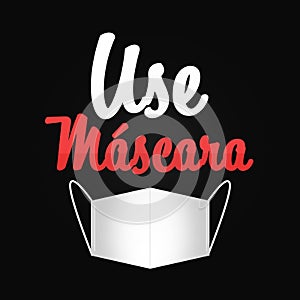 Use mÃÂ¡scara, Wear mask photo