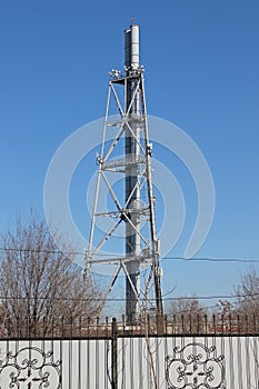 The use of old factory chimneys as the masts of cellular communication.