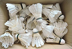 Used Badminton Shuttlecocks