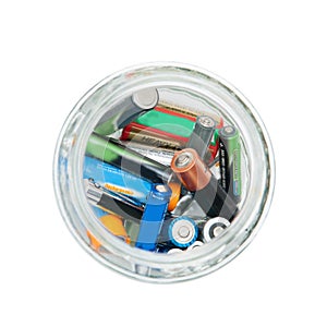 Used batteries jar