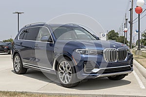 Used BMW X7 xDrive40i on display at a dealership. With supply issues, BMW is buying and selling preowned cars to meet demand photo