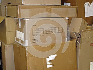 Used Cardboard Boxes.