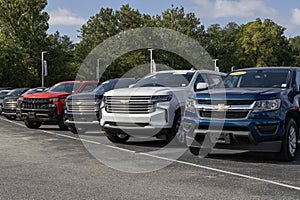 Used Chevrolet pickup trucks. With supply issues, Chevy is selling many pre-owned cars to meet demand