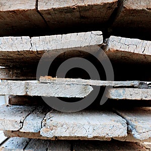 Used construction wood