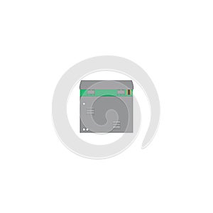 Used dvd box vector design