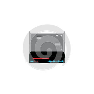 Used dvd box vector design