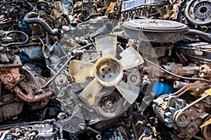 Used engines car parts