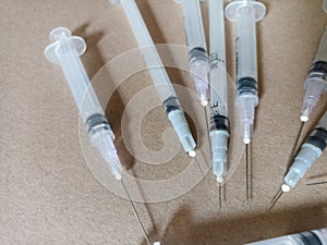 Used Injections close up