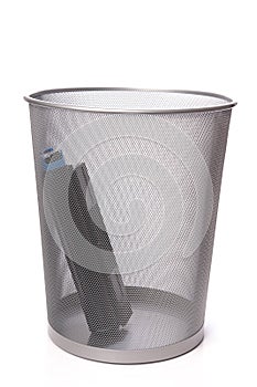 Used laser printer cartridge