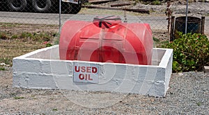 Used oil storage