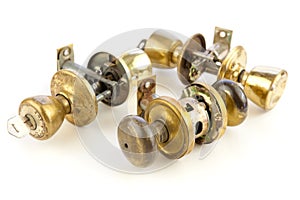 Used old door locks & knobs