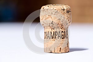 Used old vintage wine and champagne corks backgrounds