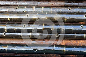 Used perforation guns for oil and gas exploration