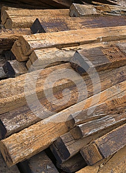 Used railroad ties