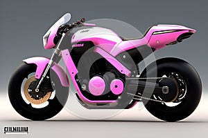 used slim pink Armoured cyberpunkultra minimal X-treme G Nintendo 64 ultra futuristic minimal design f1 motorbike Designed by mark
