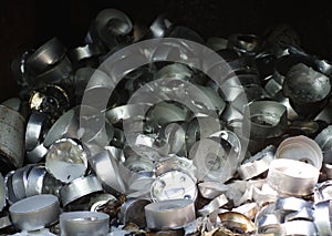 Used tea light candle