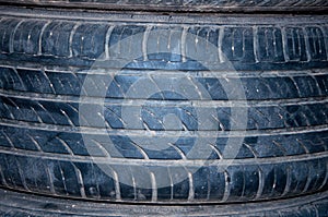 Used tire texture white dust