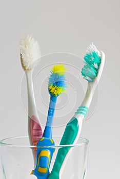 Used toothbrush