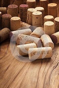 Used wine corks