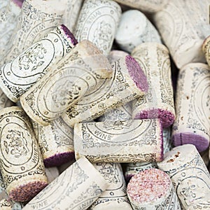 Used wine corks