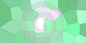 Useful abstract illustration of green and magenta Gigant hexagon. Beautiful background for your project.