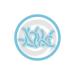 Probiotic bacteria icon