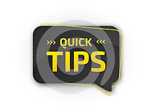 Useful quick tip. Trick suggesting advice and help